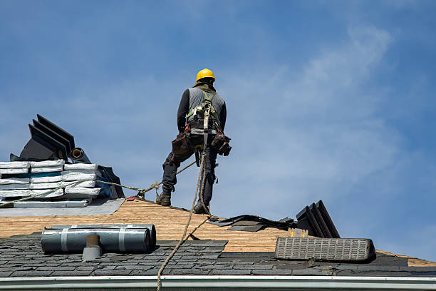 Professional Flat Roof Repair technician working in Nooksack, WA